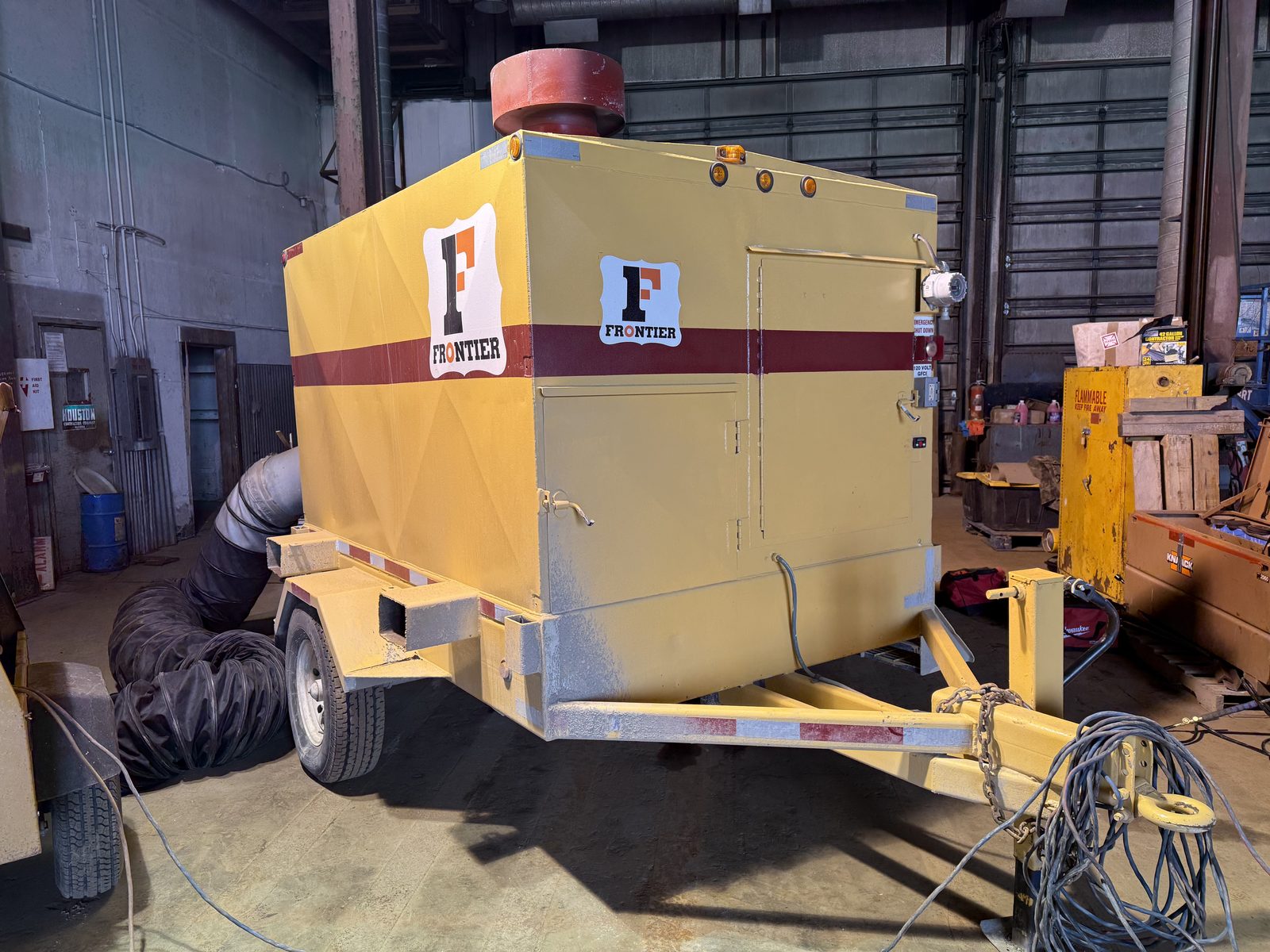 Frontier ground-thaw heater unit