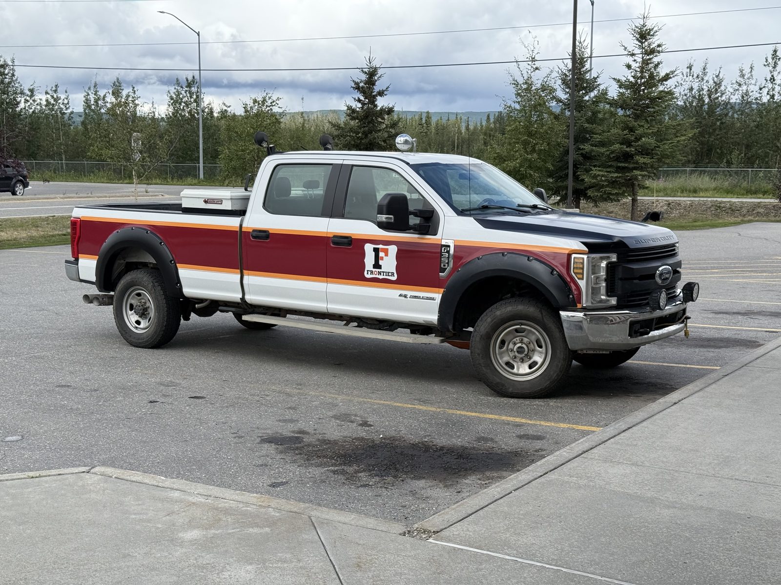 Frontier Equipment Company field truck