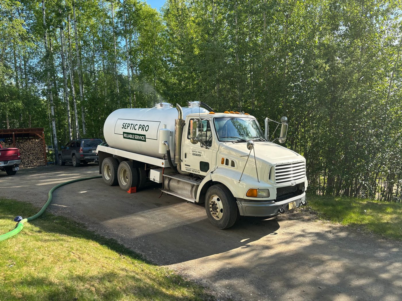 Septic Pro service truck